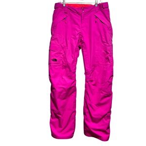 The North Face HyVent Pink Ski Snowboard Pants Waterproof Breathable Women Large